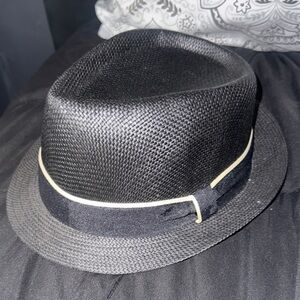 Milani Black Straw Hat